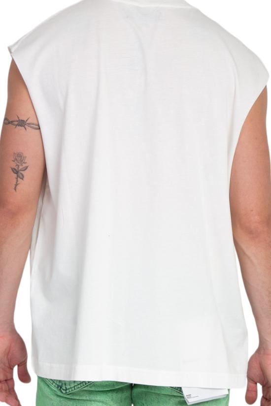  퍼플 브랜드 탑 P128 LMCM224 OFF WHITE White - PURPLE BRAND