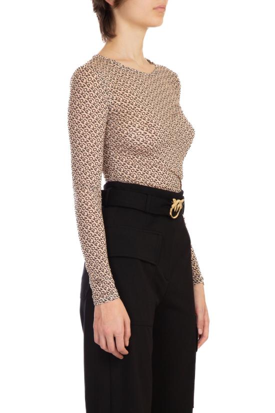  핑코 긴팔 티셔츠 100639 A13G DZ5 Beige - PINKO