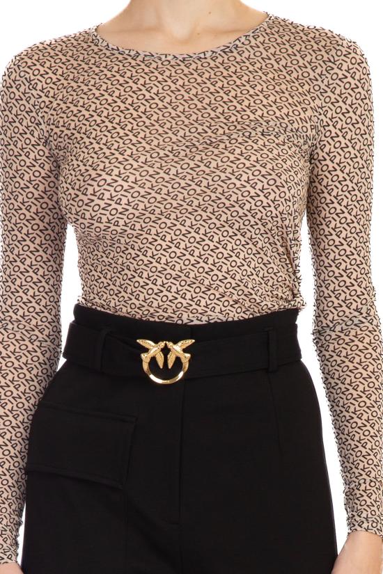  핑코 긴팔 티셔츠 100639 A13G DZ5 Beige - PINKO