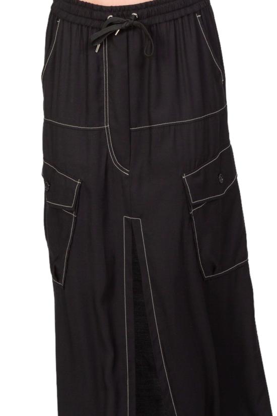  핑코 롱 스커트 103564 A1WU Z99 Black - PINKO