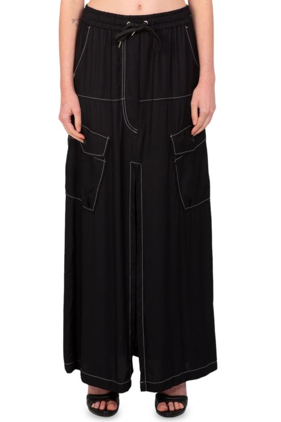  핑코 롱 스커트 103564 A1WU Z99 Black