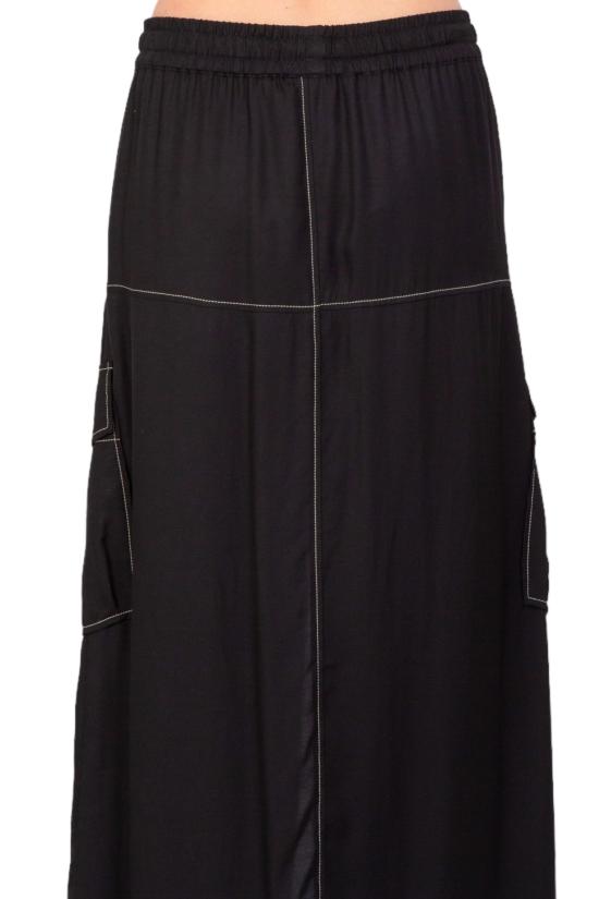  핑코 롱 스커트 103564 A1WU Z99 Black - PINKO