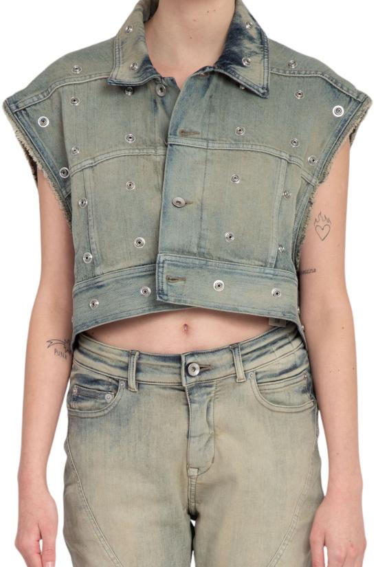  다크쉐도우 베스트 DS01D1710 DKYES2 46 Denim - DRKSHDW