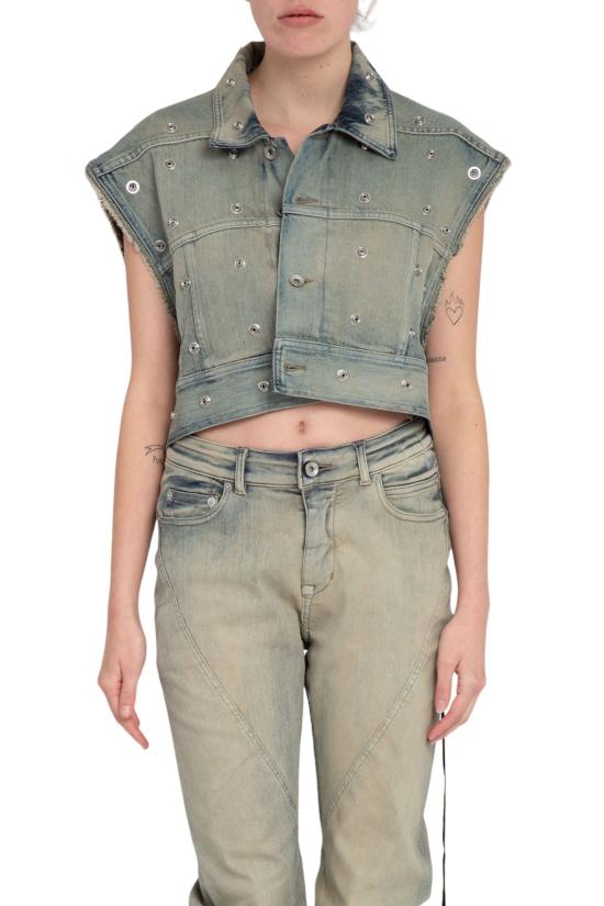  다크쉐도우 베스트 DS01D1710 DKYES2 46 Denim