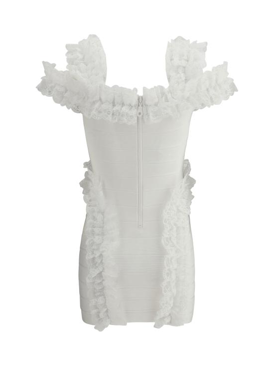 25SS 셀프 포트레이트 원피스 SS25CK009SW WHITE - SELF PORTRAIT