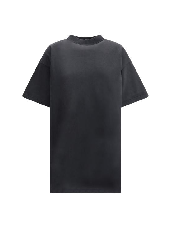 25SS 발렌시아가 반팔 티셔츠 787349TRVT9 1041 BLACK