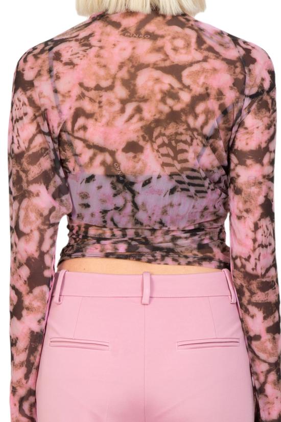  핑코 긴팔 티셔츠 103024 A1O5 UY6 Multi - PINKO