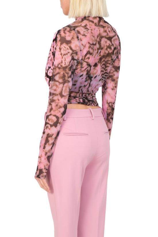  핑코 긴팔 티셔츠 103024 A1O5 UY6 Multi - PINKO