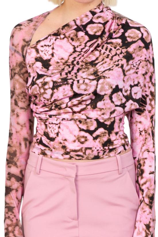  핑코 긴팔 티셔츠 103024 A1O5 UY6 Multi - PINKO