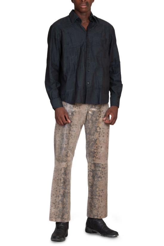  선플라워 스트레이트 팬츠 6023 AOP PRINTED Beige - SUNFLOWER