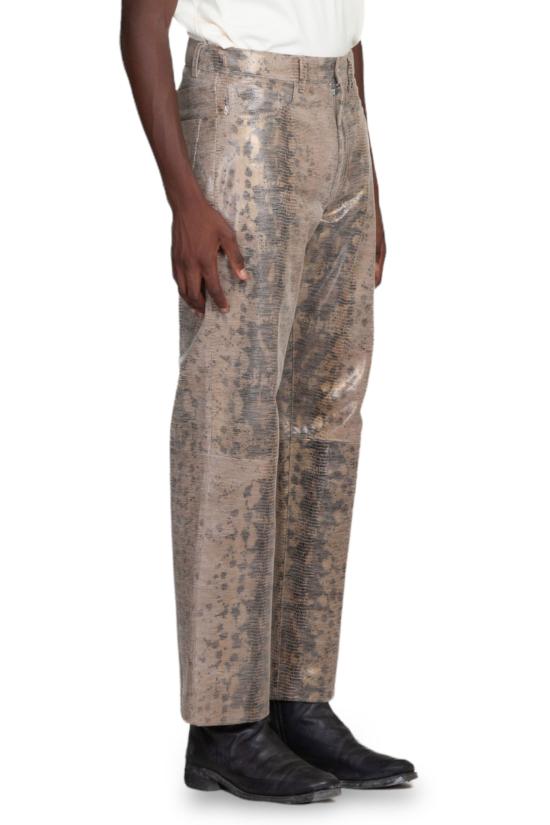  선플라워 스트레이트 팬츠 6023 AOP PRINTED Beige - SUNFLOWER