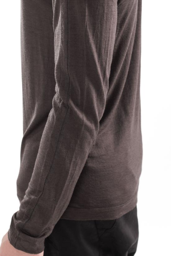 24FW 트렌짓 긴팔 티셔츠 CFUTRY3380 U12 Brown - TRANSIT