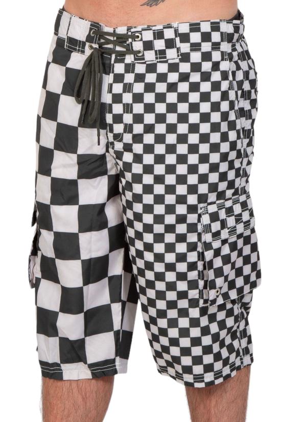  이알엘 숏팬츠 ERL08UW07 CHECKER White - ERL