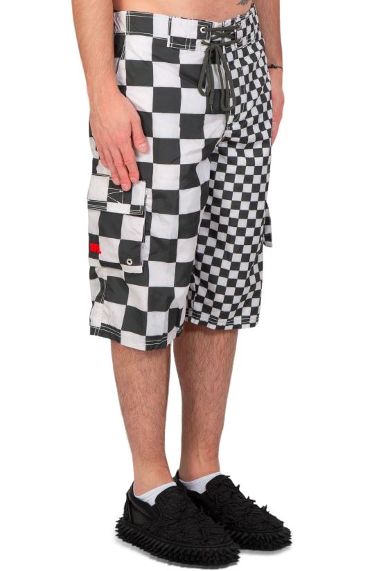  이알엘 숏팬츠 ERL08UW07 CHECKER White - ERL