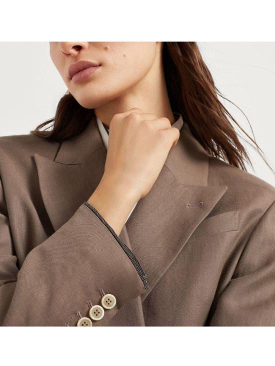 25SS 브루넬로 쿠치넬리 아우터 MH1267040 C2925 BROWN - BRUNELLO CUCINELLI