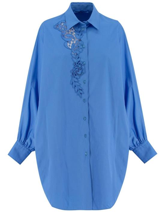 25SS 에르마노 설비노 블라우스 D462K385BQP 74139 74139 AZUR BLUE
