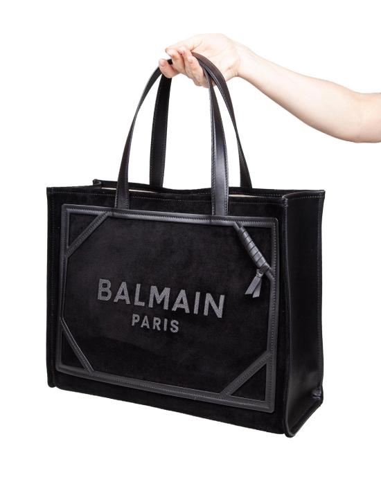 25SS 발망 토트백 EN1FF901LDCY 0PA 0PA NOIR - BALMAIN