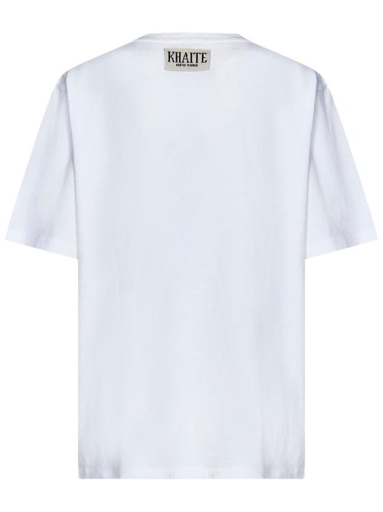 25FW 케이트 반팔 티셔츠 2196138 100 WHITE - KHAITE