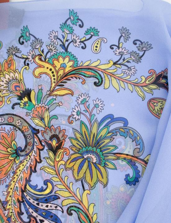 25SS 에트로 탑 WRJA0027 AK780 X0885 X0885 PRINT ON BLUE BASE - ETRO