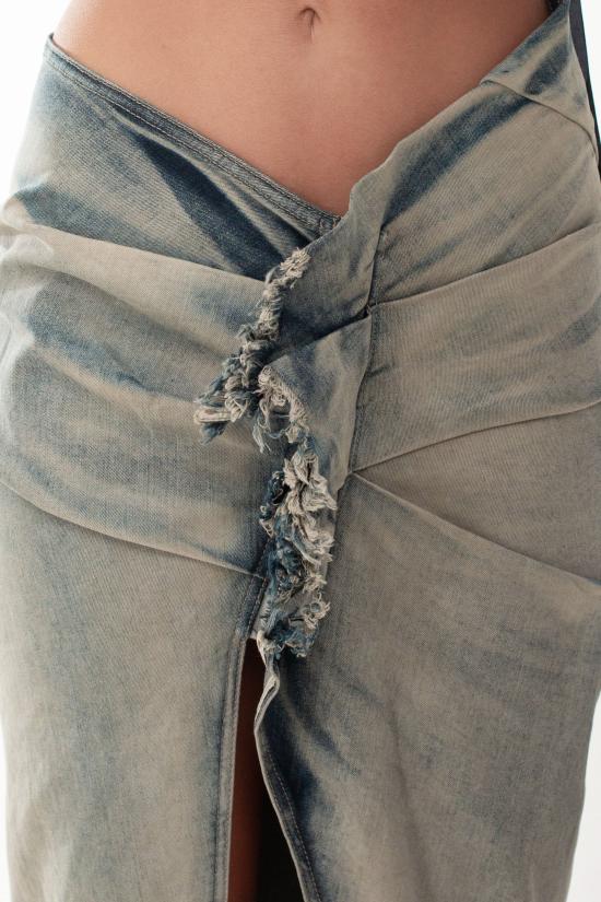  다크쉐도우 롱 스커트 DS02D2348 SKY 46 Denim - DRKSHDW