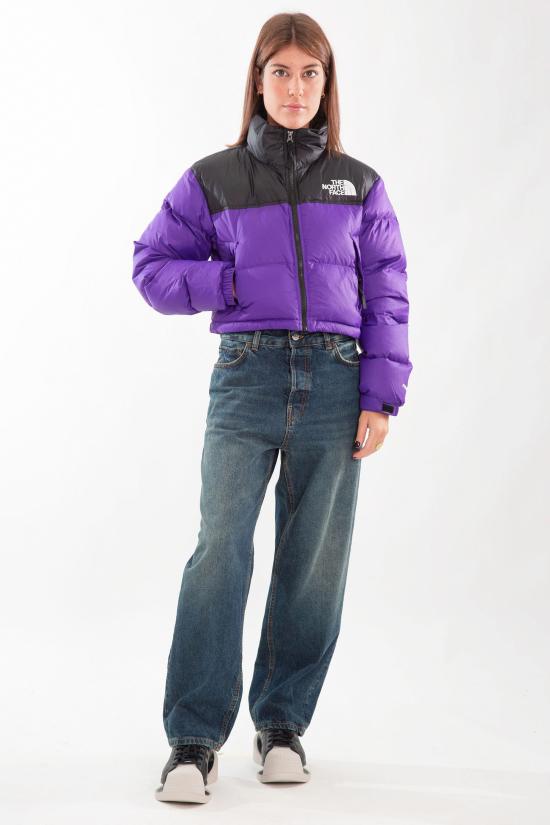 24FW 노스페이스 숏패딩 NF0A5GGE FW24 S961 Purple - NORTH FACE