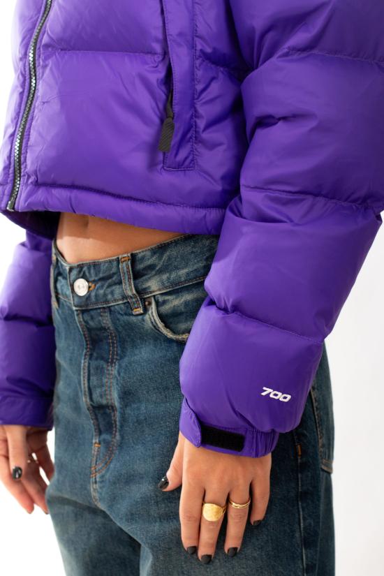 24FW 노스페이스 숏패딩 NF0A5GGE FW24 S961 Purple - NORTH FACE