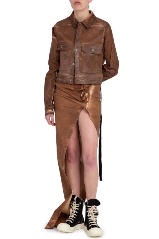  다크쉐도우 롱 스커트 DS01D1348 SCF 54 Brown - DRKSHDW