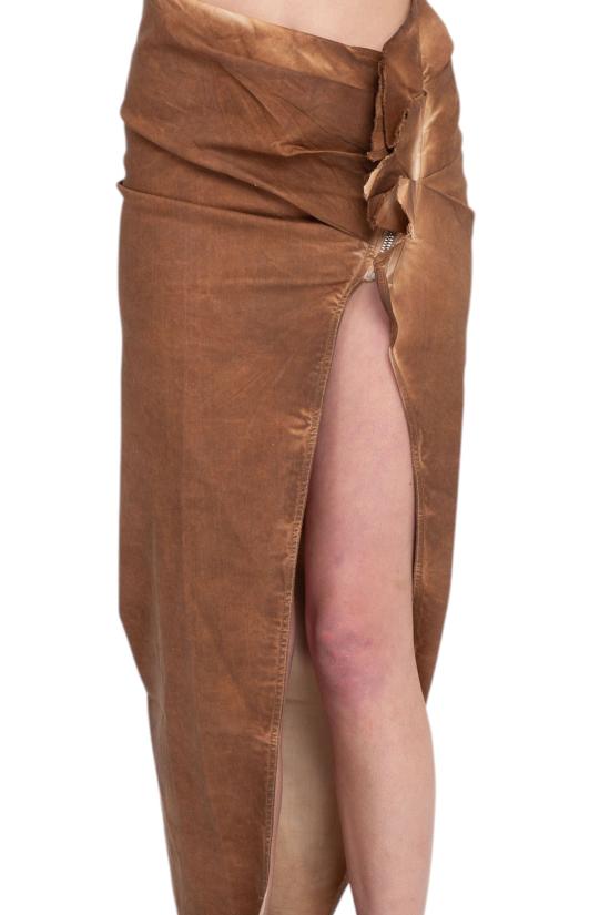  다크쉐도우 롱 스커트 DS01D1348 SCF 54 Brown - DRKSHDW