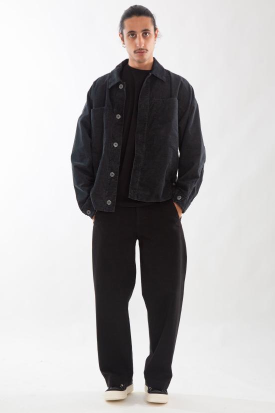 24FW 트렌짓 긴팔 티셔츠 CFUTRY4390 U10 Black - TRANSIT