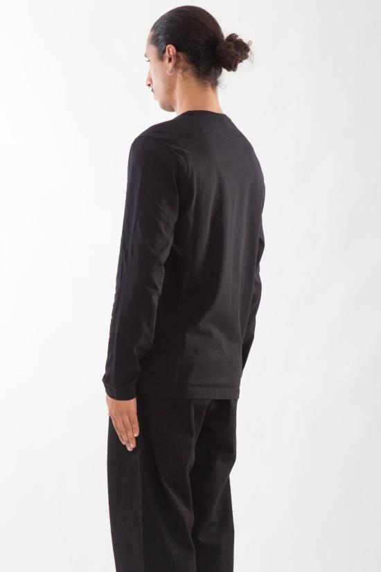 24FW 트렌짓 긴팔 티셔츠 CFUTRY4390 U10 Black - TRANSIT