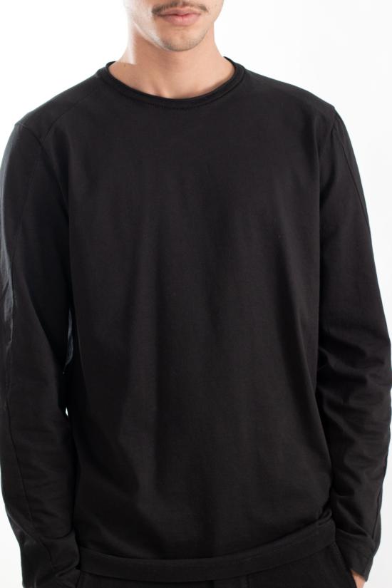 24FW 트렌짓 긴팔 티셔츠 CFUTRY4390 U10 Black - TRANSIT