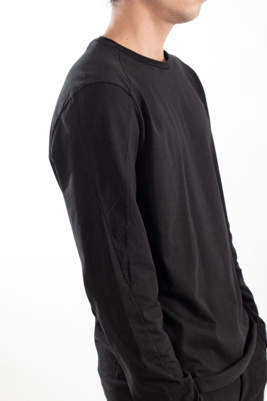 24FW 트렌짓 긴팔 티셔츠 CFUTRY4390 U10 Black - TRANSIT