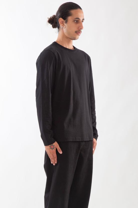 24FW 트렌짓 긴팔 티셔츠 CFUTRY4390 U10 Black - TRANSIT