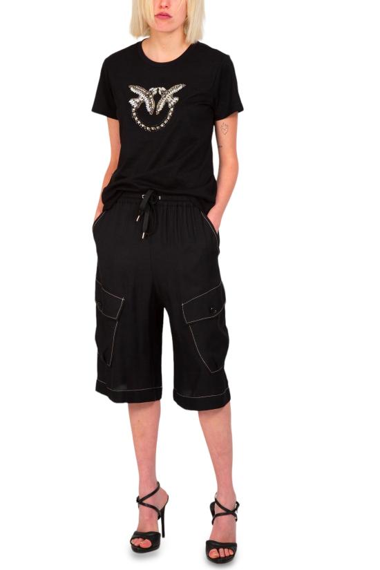  핑코 숏팬츠 03565 A1WU Z99 Black - PINKO