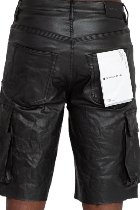  퍼플 브랜드 숏팬츠 P022 HSCB224 BLACK Black - PURPLE BRAND