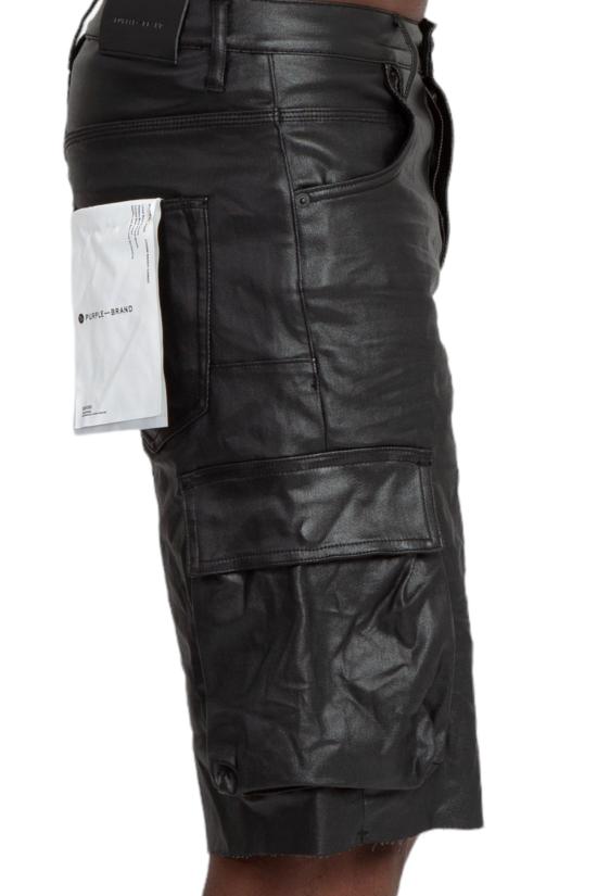  퍼플 브랜드 숏팬츠 P022 HSCB224 BLACK Black - PURPLE BRAND