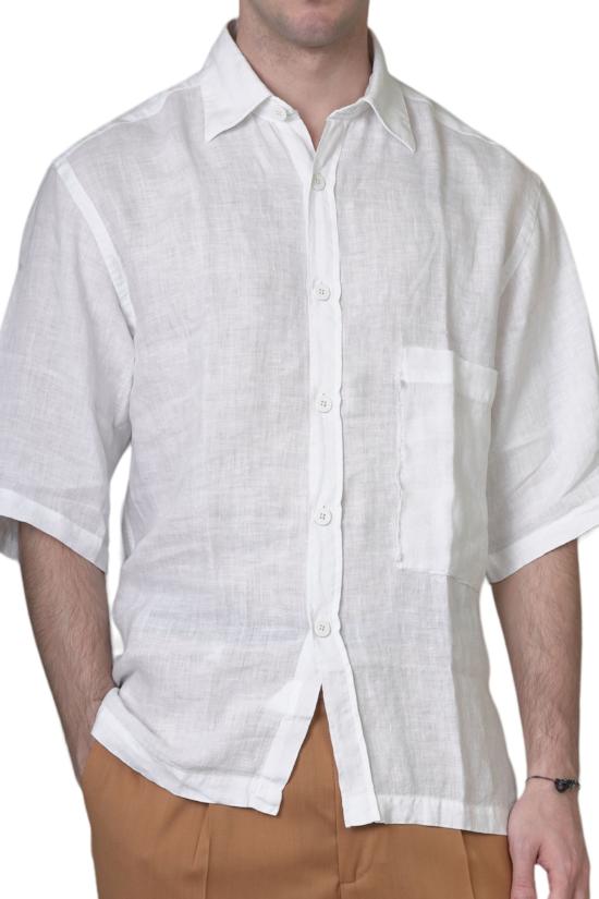  코스투메인 반팔 셔츠 S23 STEFANO CORFU BIANCO White - COSTUMEIN