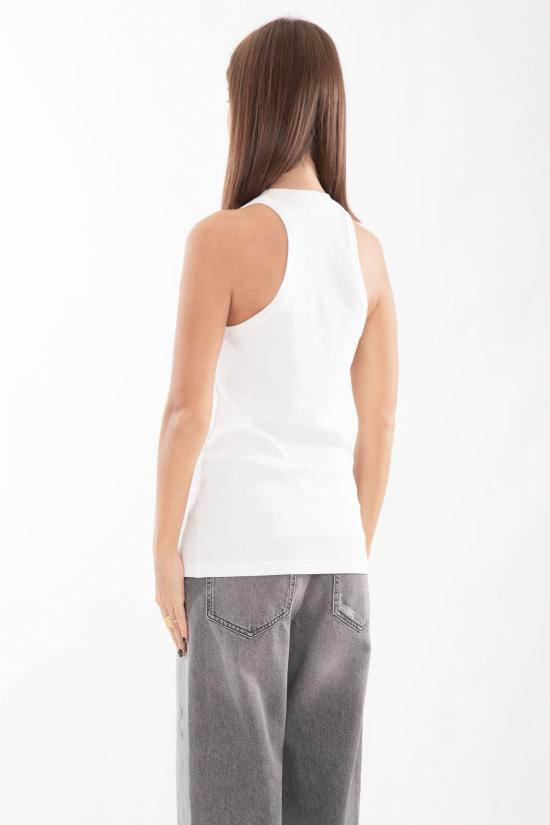 24FW 핑코 민소매 티셔츠 100822 A22X Z04 White - PINKO