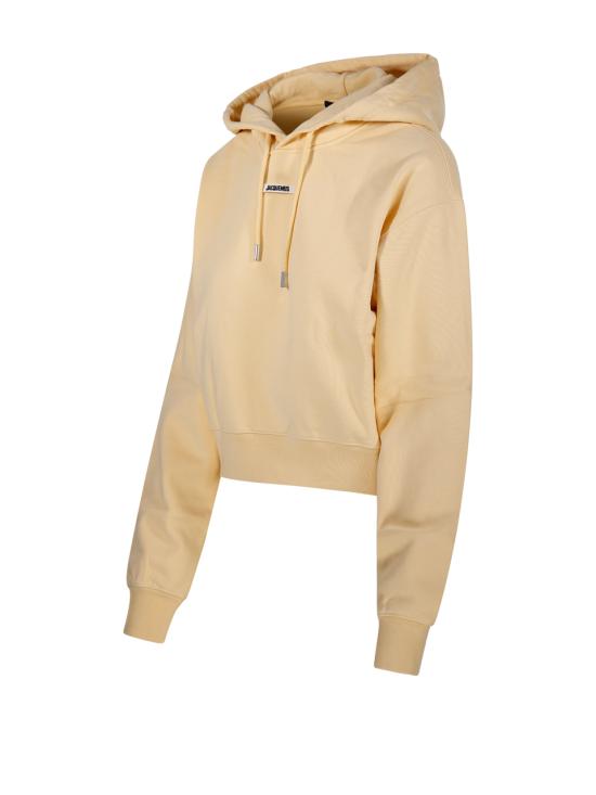 25SS 자크뮈스 후드 티셔츠 24E241JS162 2341 131 LIGHT BEIGE 2 - JACQUEMUS