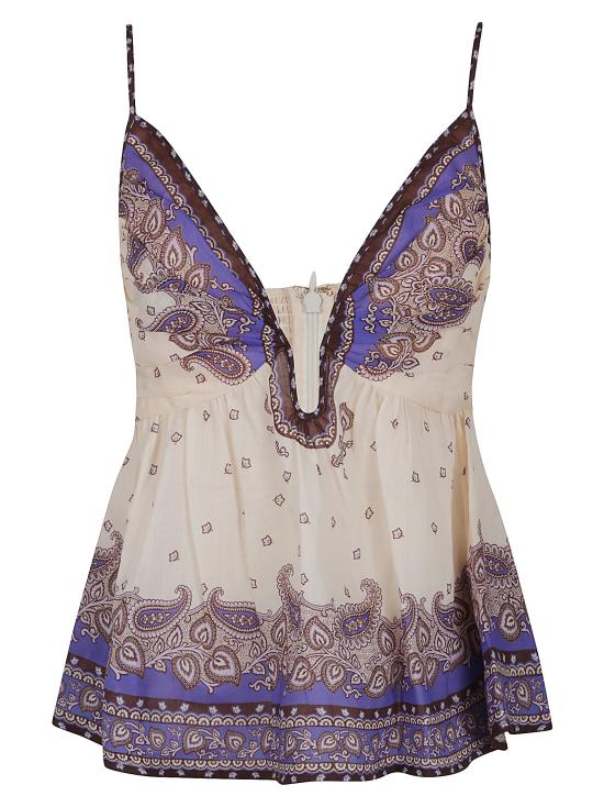 25SS 짐머만 숏 원피스 1756 TRS254 PPSLY PURPLE PAISLEY