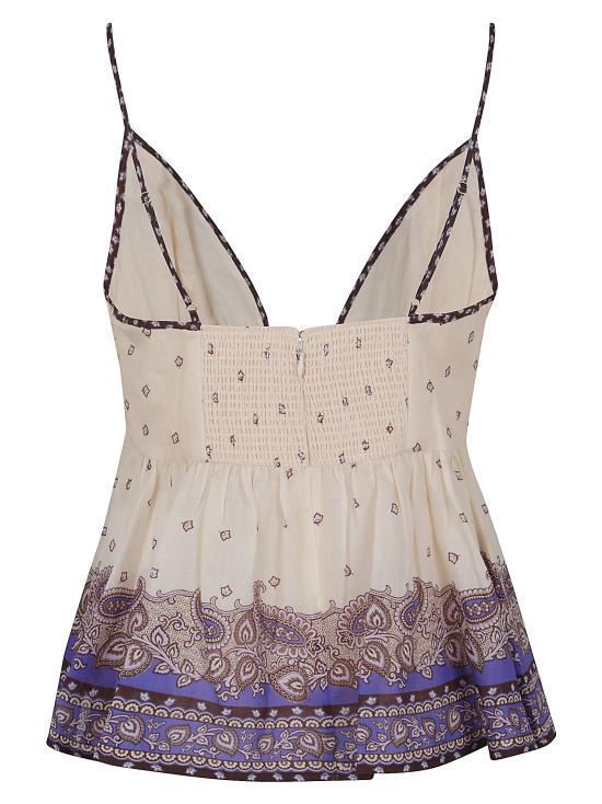 25SS 짐머만 숏 원피스 1756 TRS254 PPSLY PURPLE PAISLEY - ZIMMERMANN