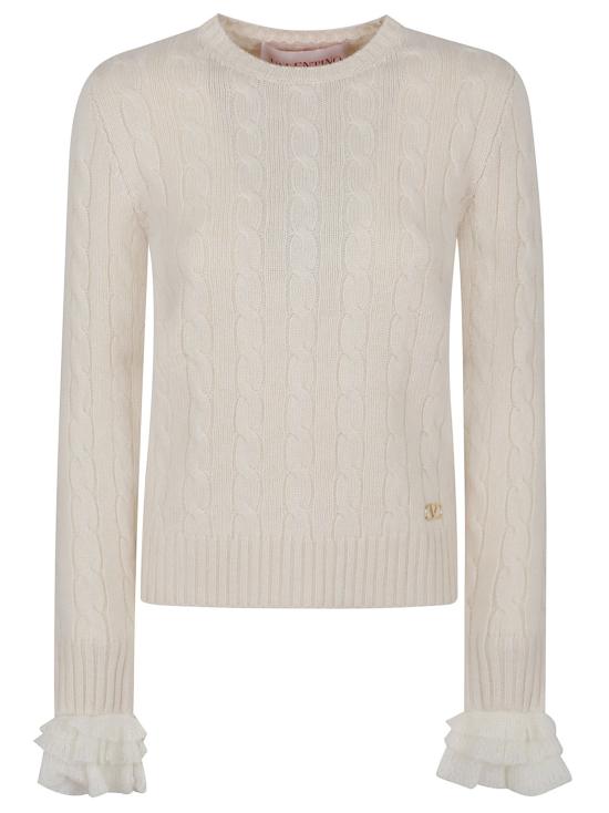 25SS 발렌티노 가라바니 스웨터 BKC62D 923 R0N BETULLA AVORIO