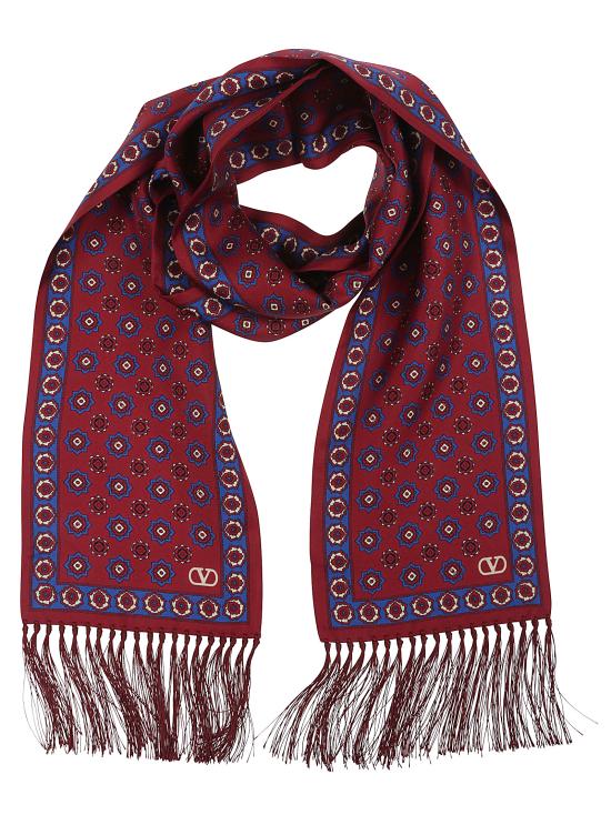 25SS 발렌티노 가라바니 머플러/스카프 YE600A RME RDM ROSSO BLUETTE CREMA AVORIO