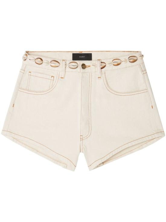 25SS 알라누이 숏팬츠 LWYC009R25DEN0030300 Beige
