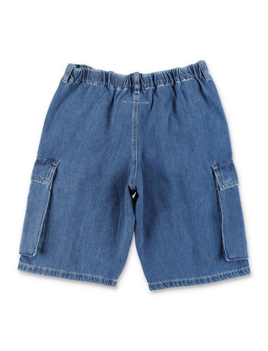 25SS [주니어] MM6 메종마르지엘라 쇼츠/버뮤다 M60745MM04S M601 Denim - MM6 MAISON MARGIELA