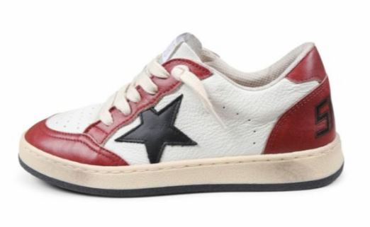 25SS [키즈] 골든구스 슈즈 GYF00439 F00679210435 White red black - GOLDEN GOOSE