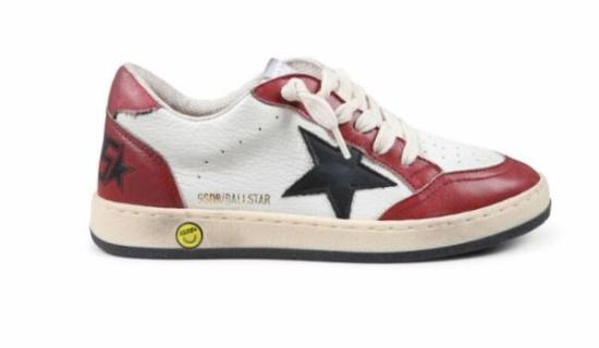 25SS [키즈] 골든구스 슈즈 GYF00439 F00679210435 White red black - GOLDEN GOOSE