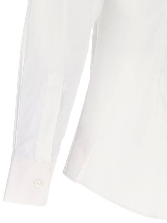 26FW 돌체앤가바나 스트레치 포플린 골드티 G5EJ0TGG826W0800 White - DOLCE & GABBANA