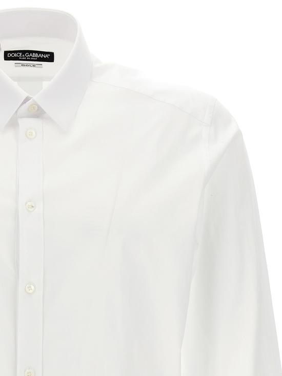 26FW 돌체앤가바나 스트레치 포플린 골드티 G5EJ0TGG826W0800 White - DOLCE & GABBANA