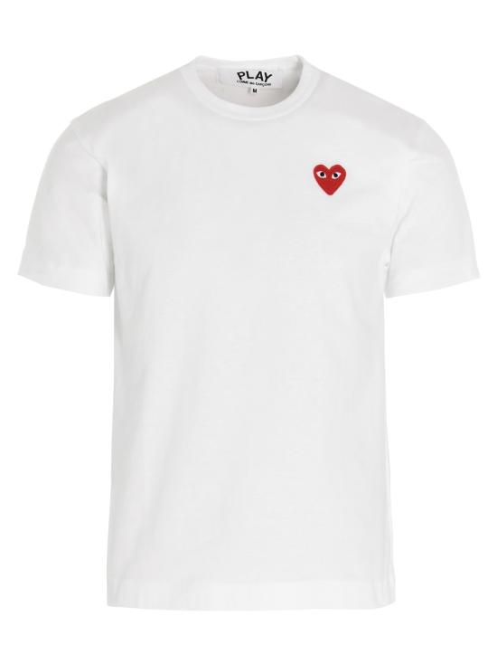 24FW 꼼데가르송 반팔 티셔츠 AXT1082 White